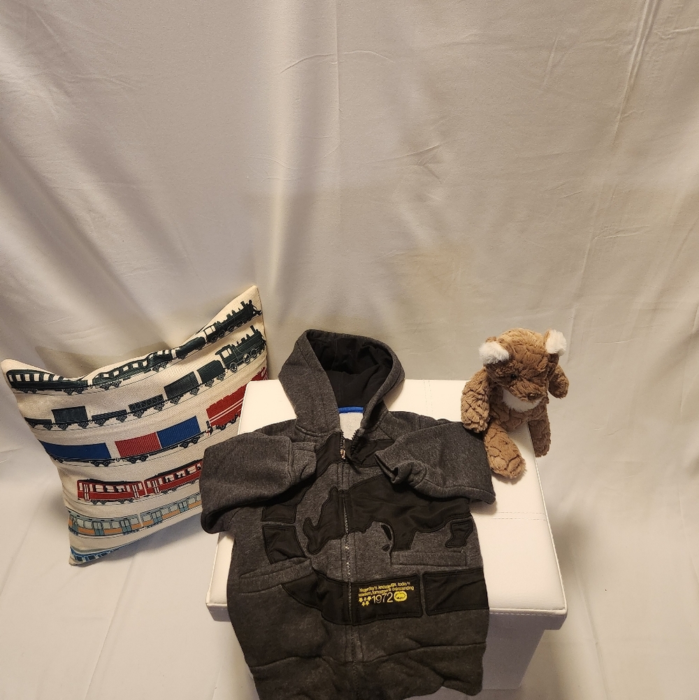 Ecko Unlimited Gray and Black Kids Hoodie